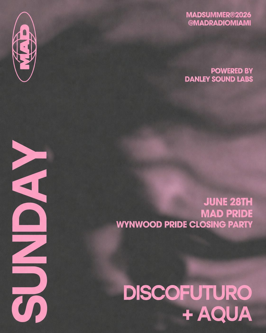 MAD Pride — Wynwood Pride Closing Party, June 28 with Discofuturo + Aqua